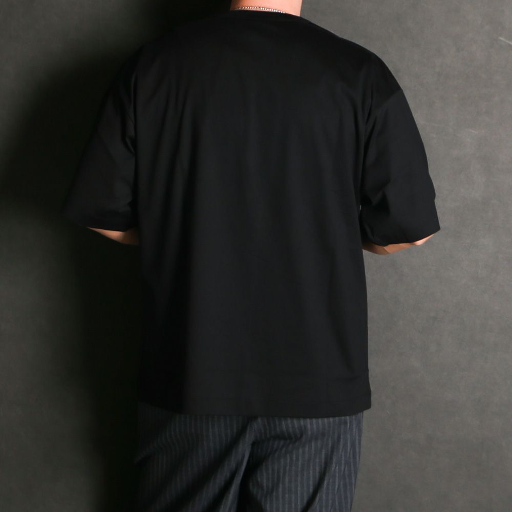 COMFORT FIT Tee - BLACK / オーガニックGIZA 80/3 天竺 サバイバルクロス® - コンフォートフィットTee / A26A19CS02B