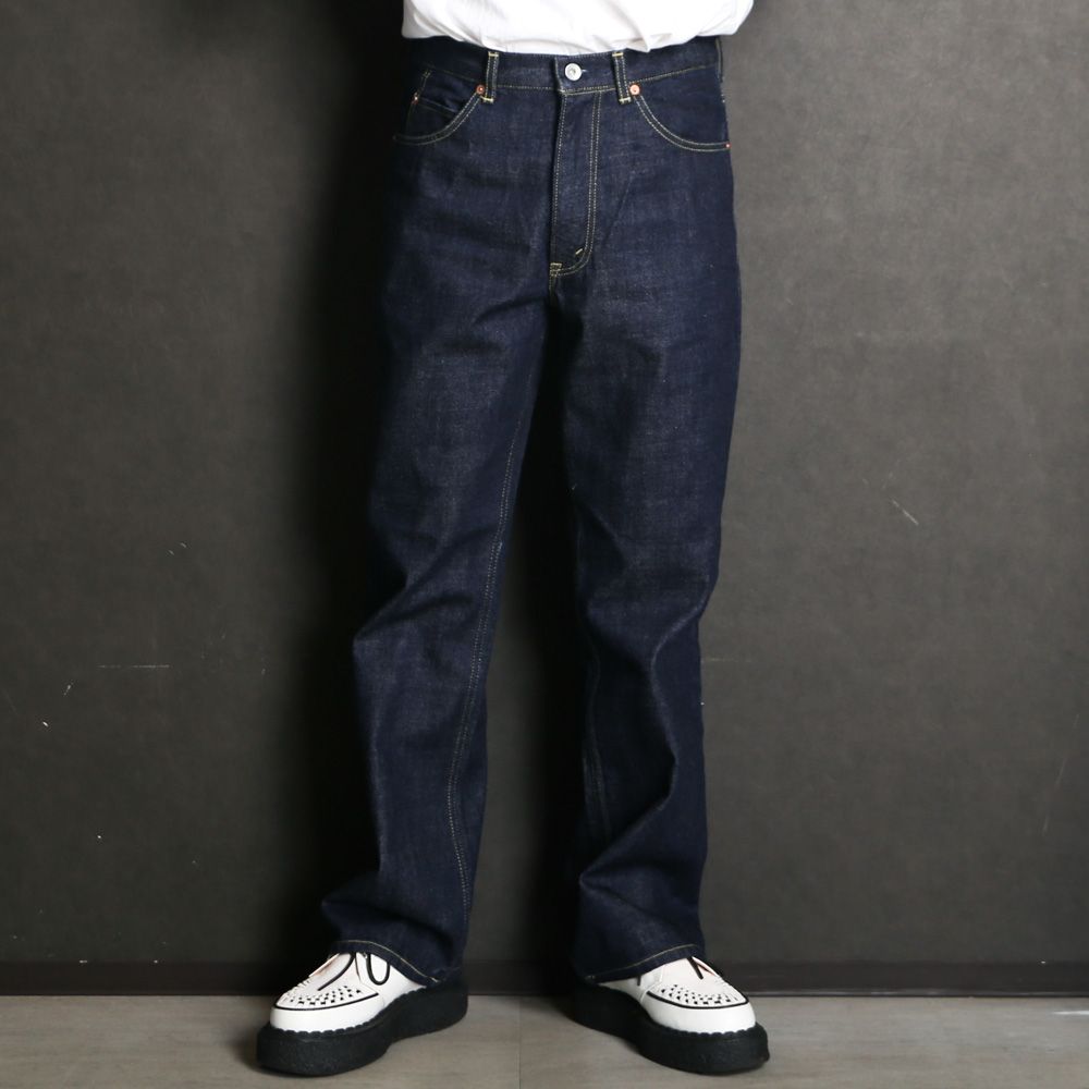 Slight Flare Jeans - Indigo O.W / オーガニックコットン 13.5oz セルビッチデニム - スライトフレアジーンズ / M26C07PT02C