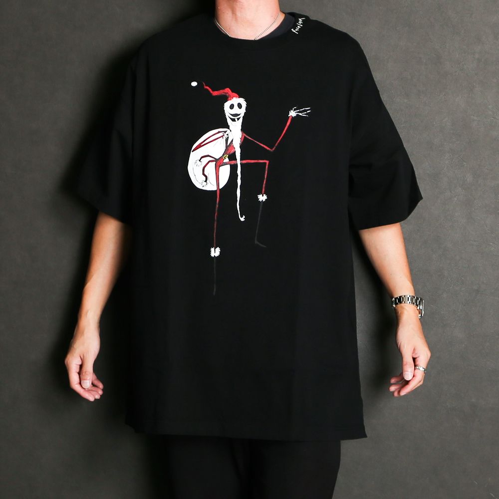 NIGHTMARE BEFORE CHRISTMAS RIB BIG TEE SANTA JACK / Tシャツ / MIMI-TEE-U11