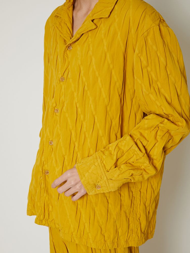 "COTTON PLEATS" SHIRTS / オープンカラーシャツ / TA23AW-SH024