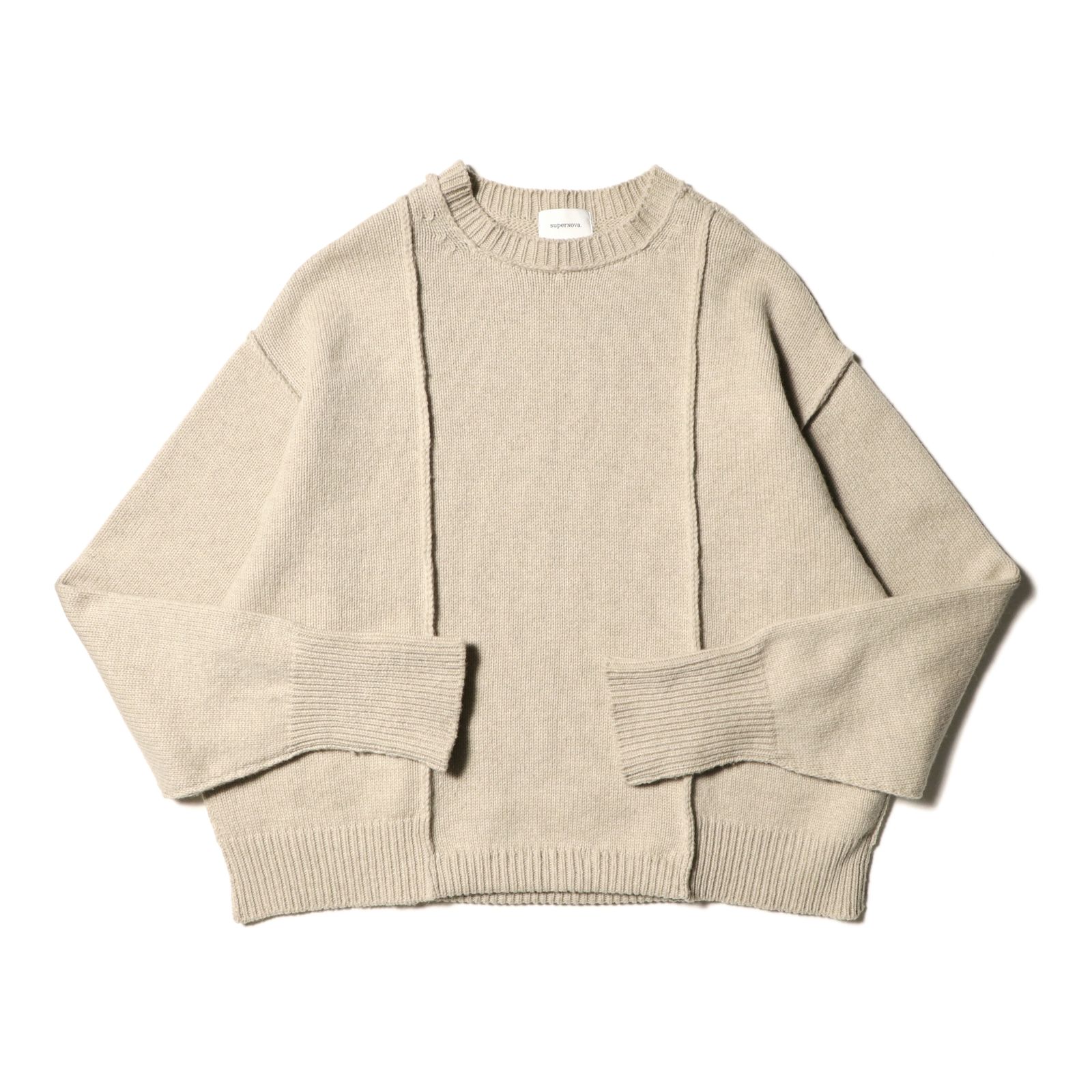 superNova. - Moebius knit sweater / クルーネックセーター 