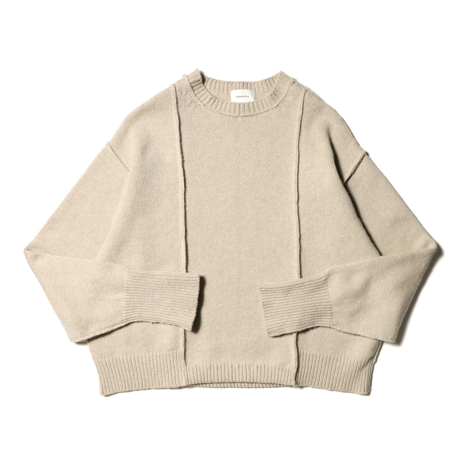 superNova. - Moebius knit sweater / クルーネックセーター