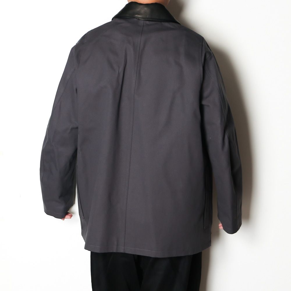 Chasseur Jacket - Black / オーガニックコットンダック - シャスールジャケット / A26C08BL01C