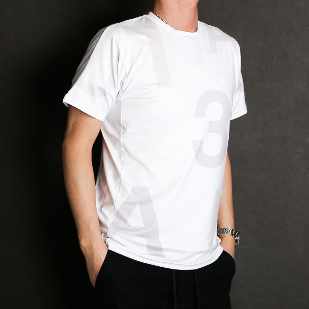 Rash guard S/S / ランダムロゴ ラッシュガードTシャツ / UST-21012