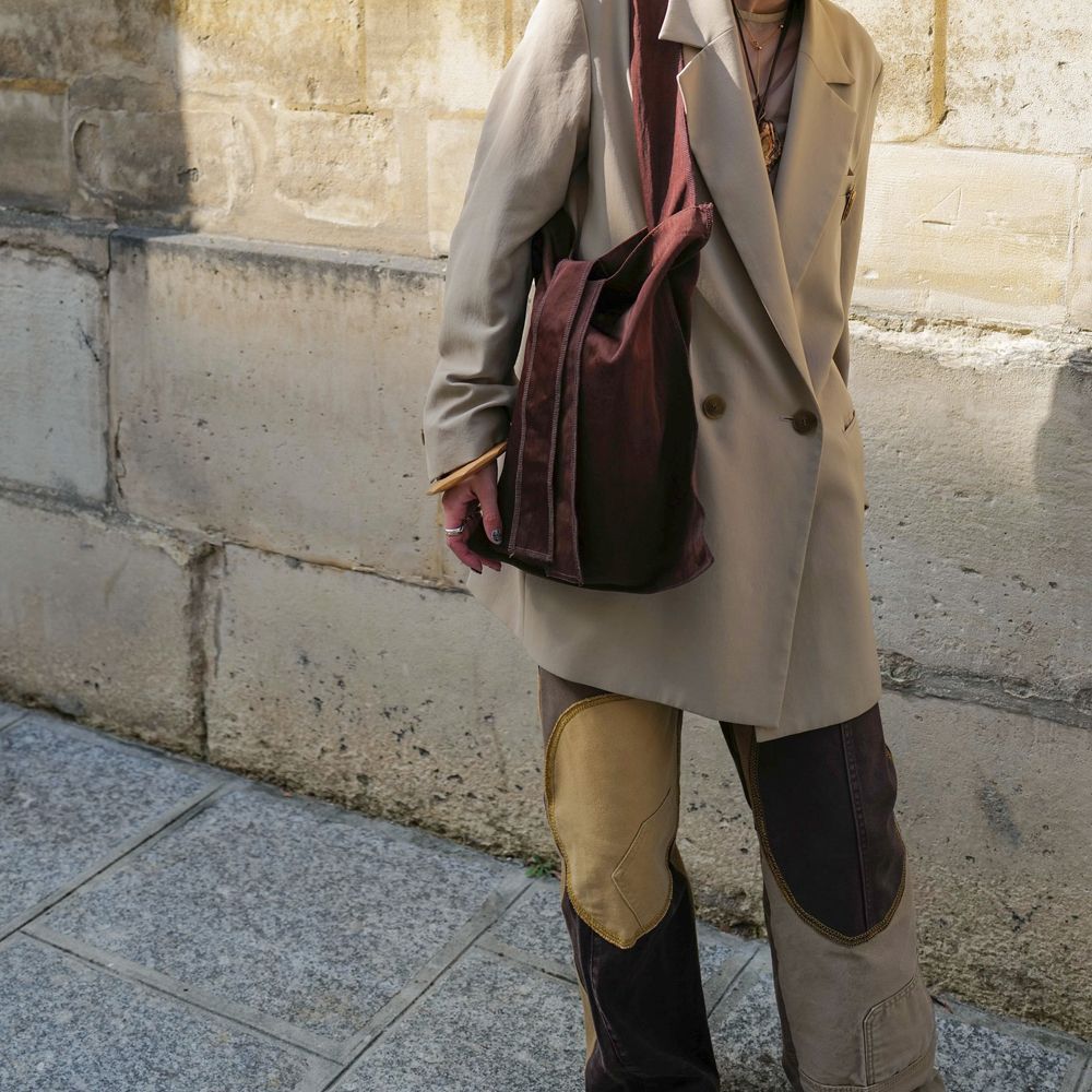 MARY INSIDE OUT TOTE - M / CERATO BRIGHT / BROWN / ITTI-BAG-130-CB