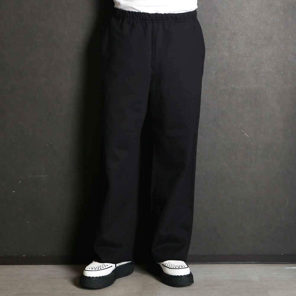 Wide Gym Pants - Black / オーガニックコットンヘビー吊裏毛 - ワイドジムパンツ / A26C13PT01C