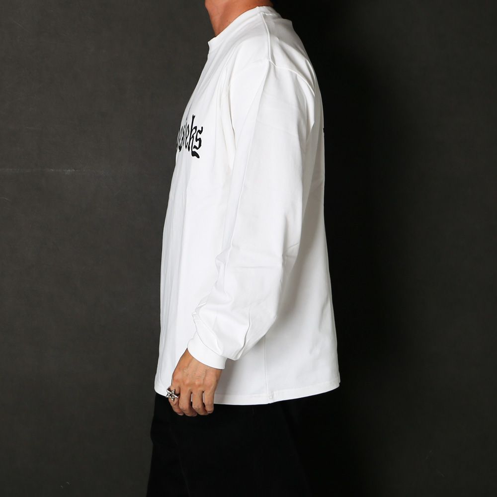" HIDEANDSEEK × Toru Nishiura " / The H&S L/S Tee - WHT / Tシャツ / H30th-091426