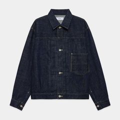 DENIM JACKET - INDIGO O.W / オーガニックコットン 13.5oz セルビッチデニム - TYPE-1 デニムジャケット / M26A10BL01C