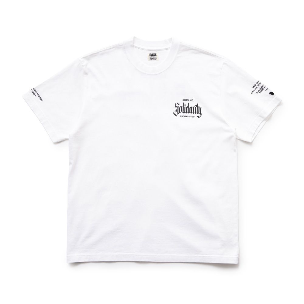 RATS - SOLIDARITY TEE / Tシャツ / 23'RT-0502 | chemical conbination