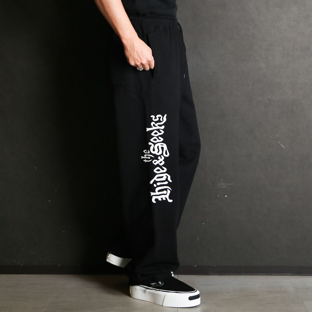 " HIDEANDSEEK × Toru Nishiura " / The H&S Sweat Pants - BLK / スウエットパンツ / H30th-010326