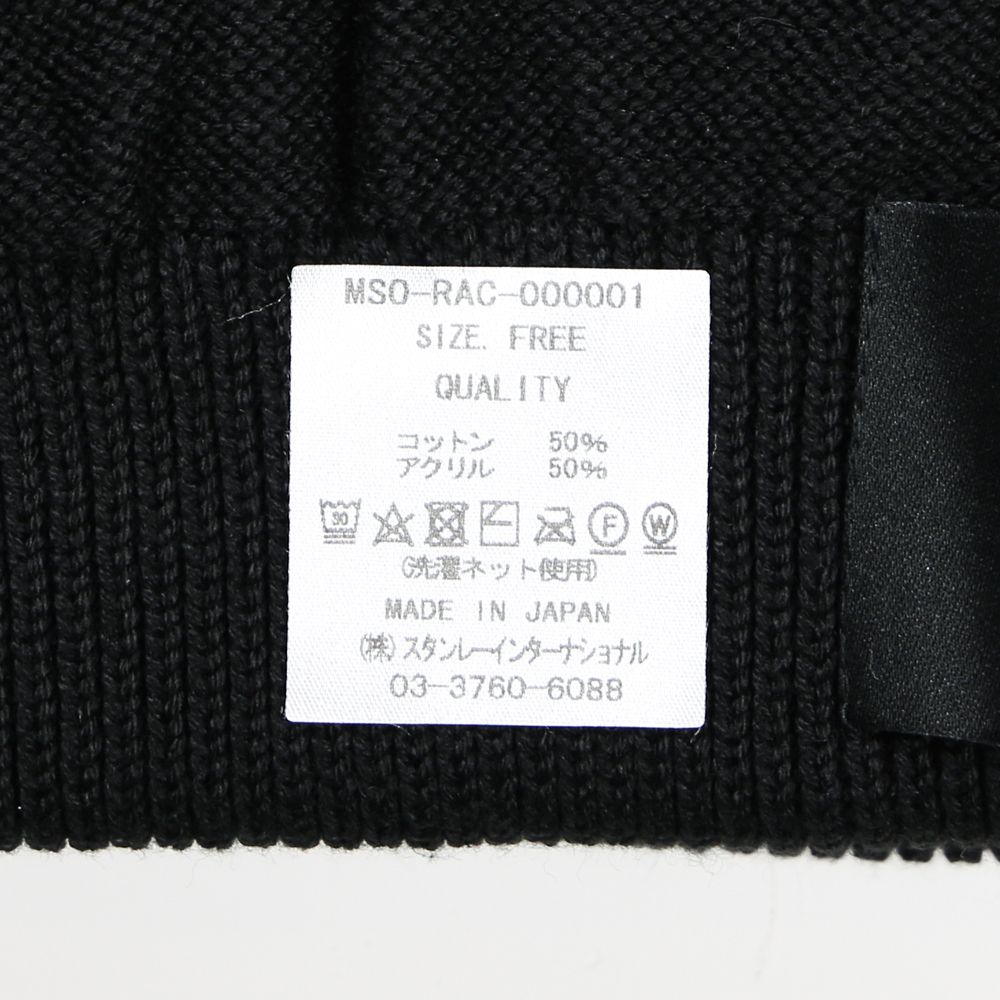 Rib knit short warch / リブニットショートワッチ / MSO-RAC-000001