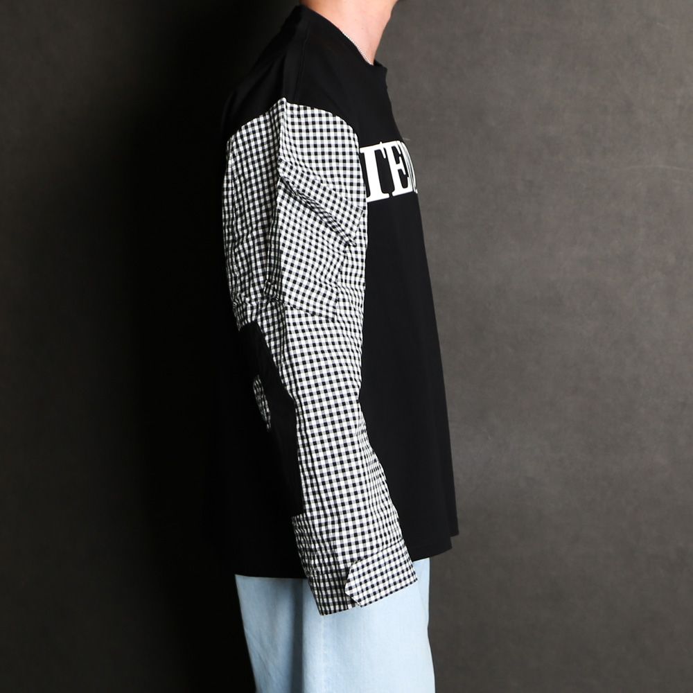 GINGHAM LONG TEE / GY-TO-4225