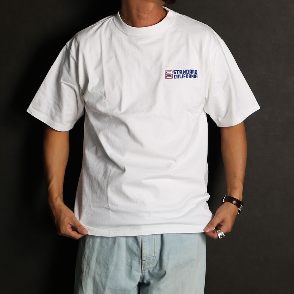 SD Heavyweight Jeff Logo T - White / Tシャツ / TSOAK100
