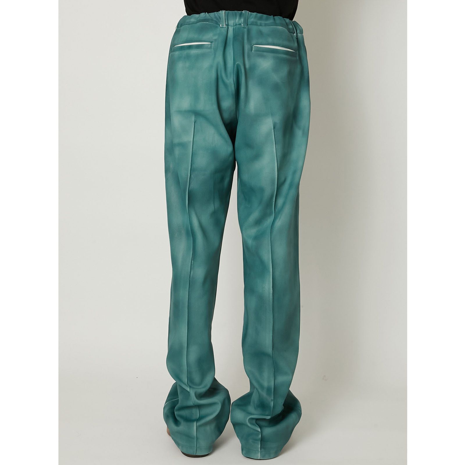 "LEATHER COATING JERSEY" EASY TROUSERS / トラウザー / TA24SS-PT091