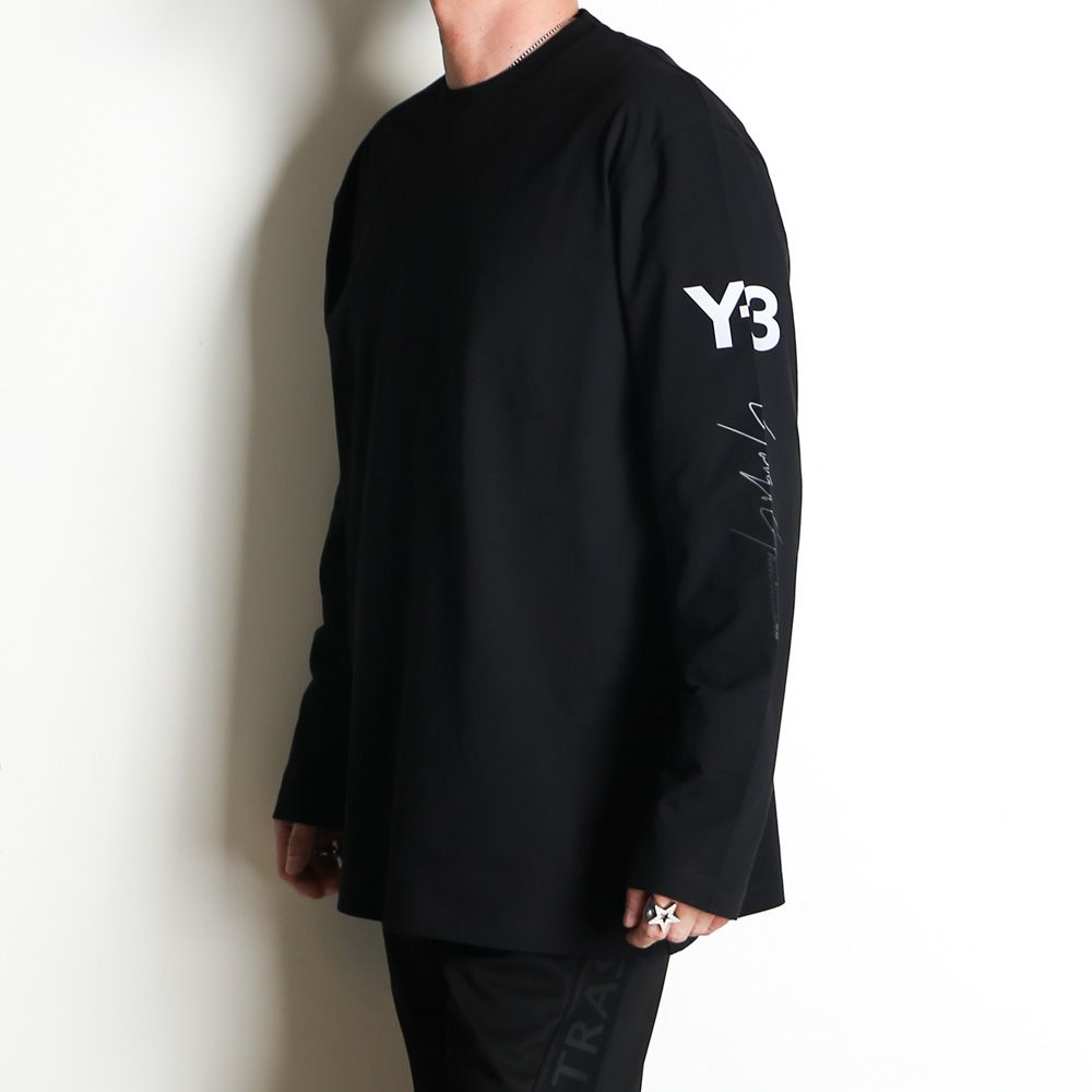 Y-3 MERCEDES-AMG PETRONAS FORMULA 1 TEAM CHAOS LOGO LONG SLEEVE TEE / Tシャツ / KR2372