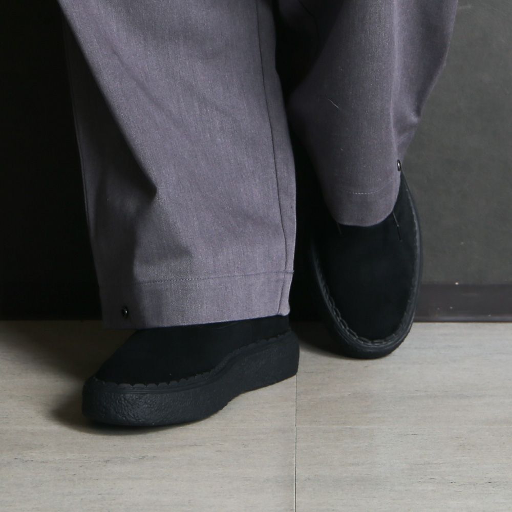 × General Scale. Maison MIHARA YASUHIRO  / Suede Lace-up Boots - Black / 2252-SE01
