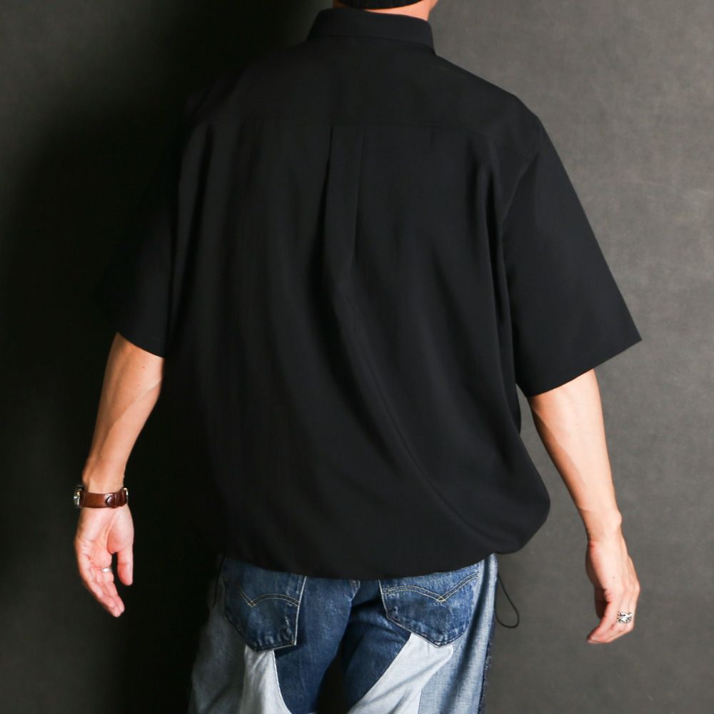 DROW CORD SHIRT - BLACK / ドローコード シャツ / VTM-26-S-003