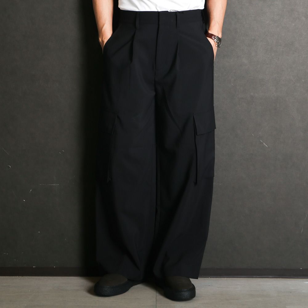 BUGGY CARGO SLACKS - BLACK / バギーカーゴスラックス / VTM-26-P-002