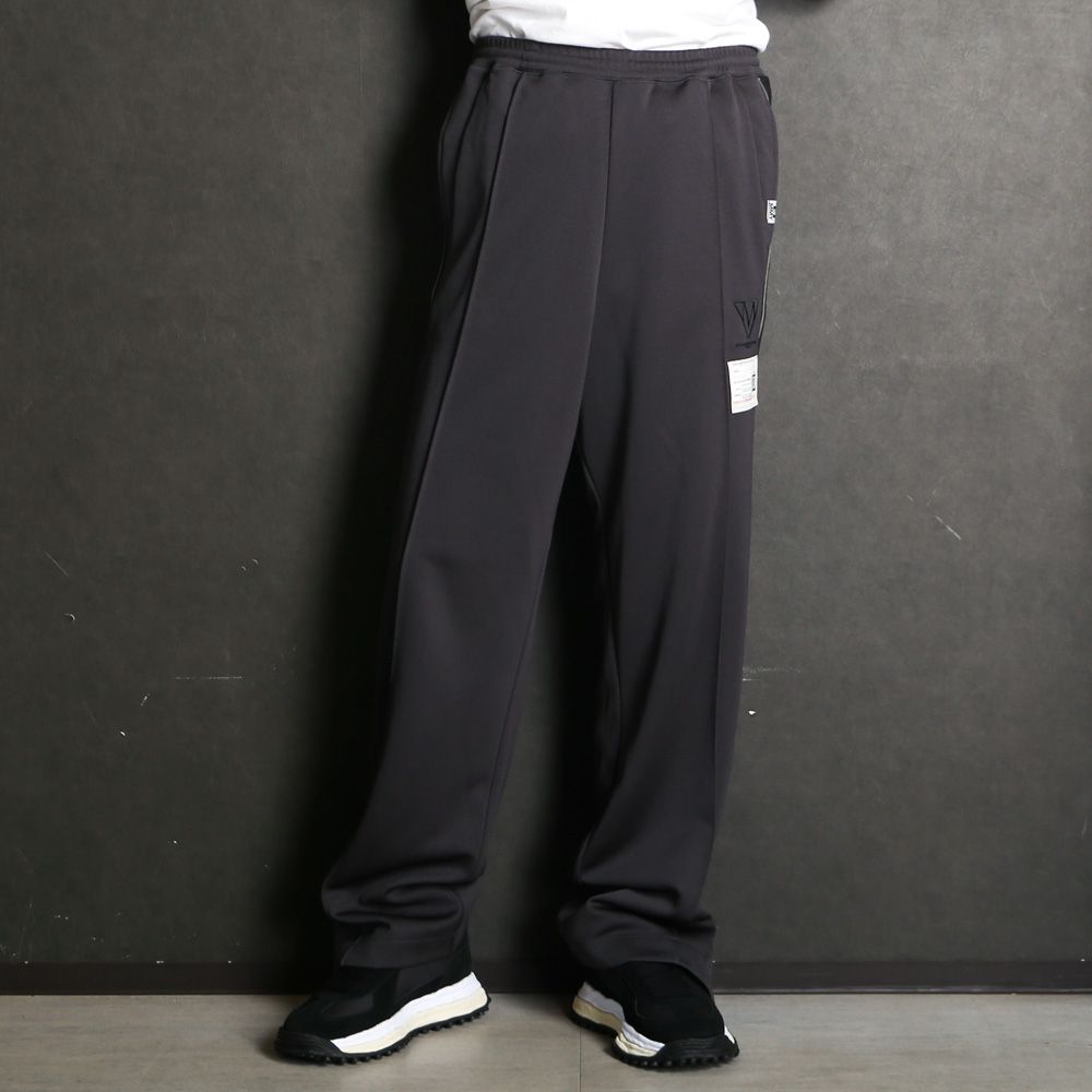 Folded Track Pants - BLACK / フォールデッド トラックパンツ / A17PT562