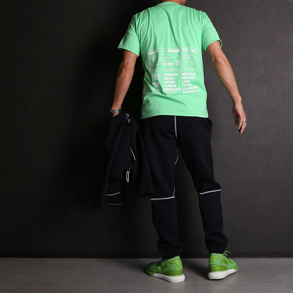 【Calvin Klein Jeans】【SY32 by SWEET YEARS】【Y-3】セットアップコーディネート(BLACK×GREEN)