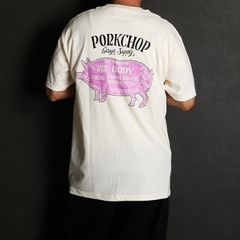 PCP BACK TEE - CREAM / ショートスリーブTシャツ