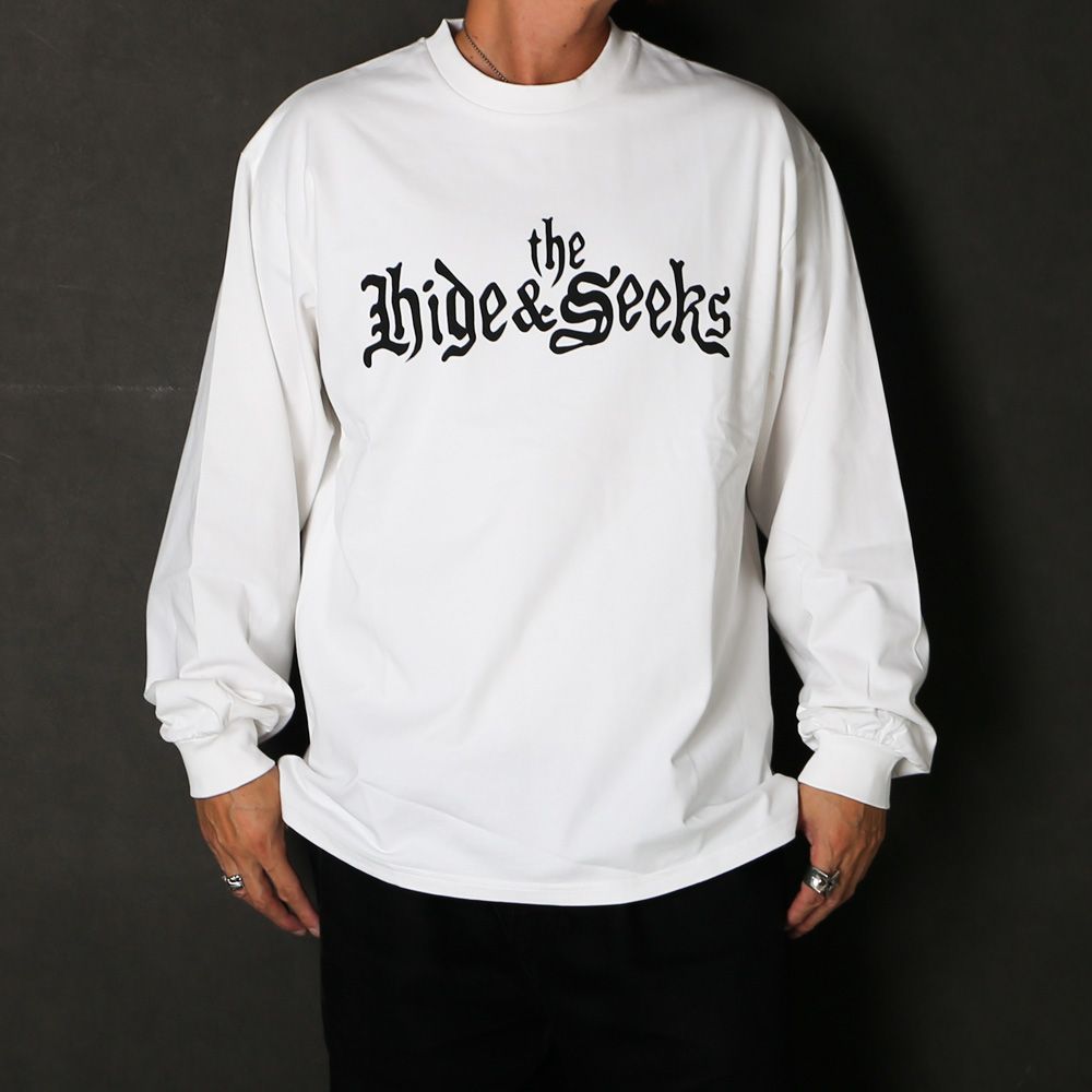" HIDEANDSEEK × Toru Nishiura " / The H&S L/S Tee - WHT / Tシャツ / H30th-091426