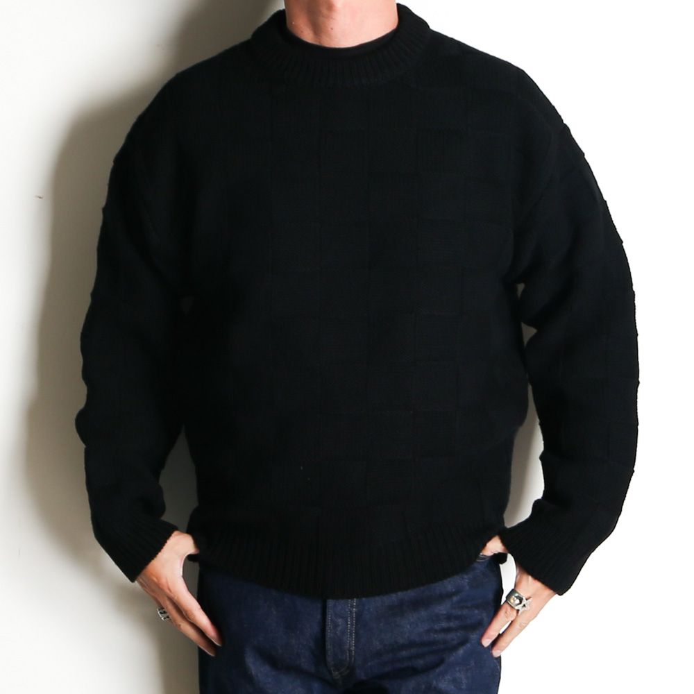 SWEATER CHECKER / クルーネックニット - チェッカー / 1252035