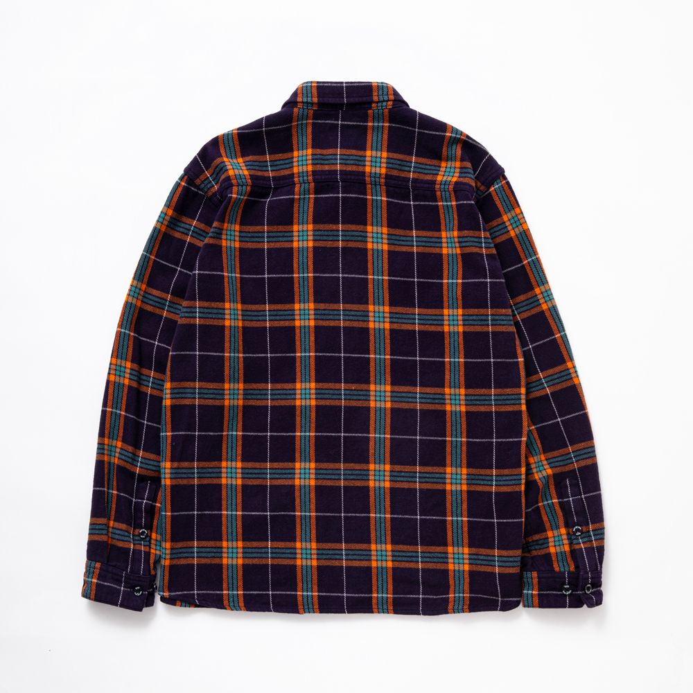 RATS COTTONFLANNEL BLUE CHECK SHIRT キムタク RATS - COTTON FLANNEL BLUE CHECK SHIRT (BLUE CHECK