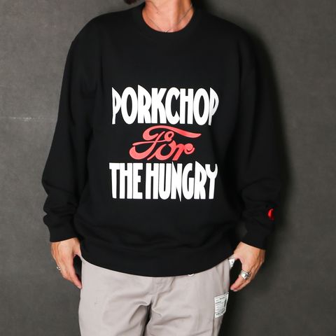 HUNGRY SWEAT - BLACK / スウェット