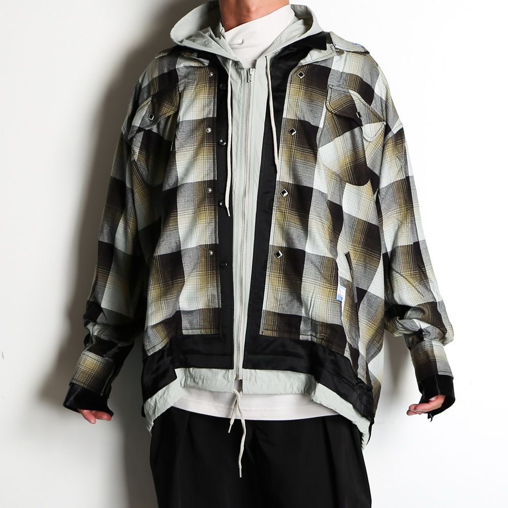 Maison MIHARA YASUHIRO - Triple Layered Original Check Shirts 