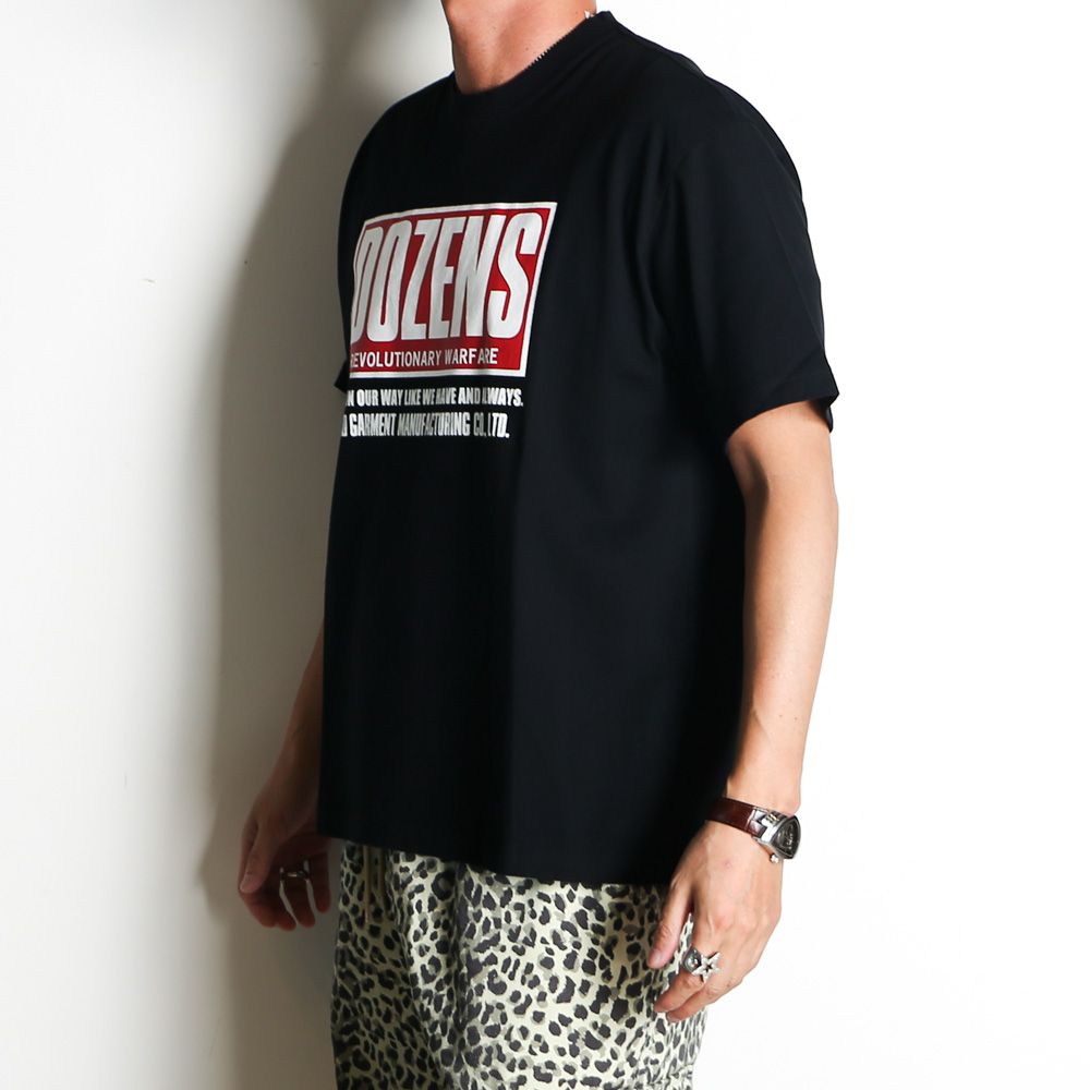 DOZENS TEE - BLACK / Tシャツ / 26'RT-0502