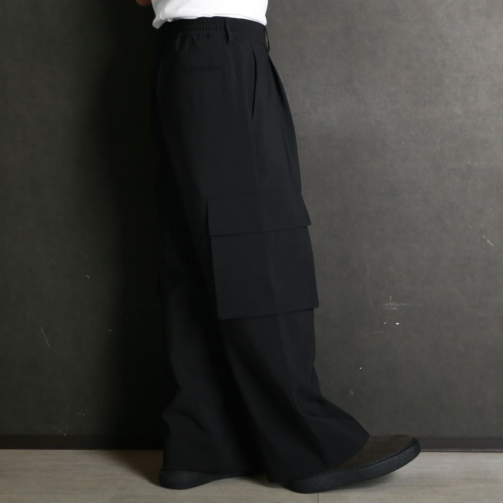BUGGY CARGO SLACKS - BLACK / バギーカーゴスラックス / VTM-26-P-002