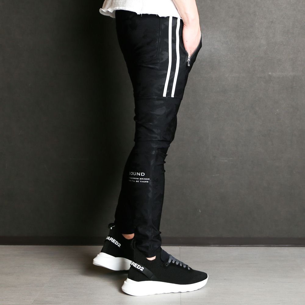 【RESOUND CLOTHING × chemical conbination】 Johnson LINE NYLON PT SILHOUETTE / RC19-ST-009CC