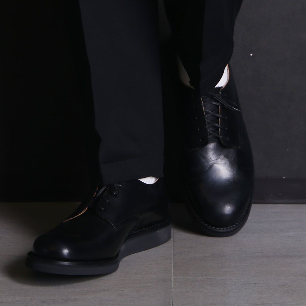 Leather Officer Shoes - BLK / MGK-009