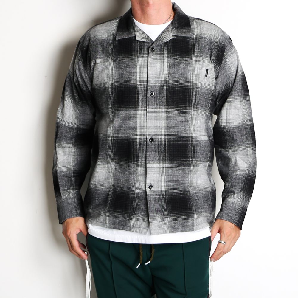 RATS COTTON OMBRE CHECK SHIRTオンブレチェックシャツ-