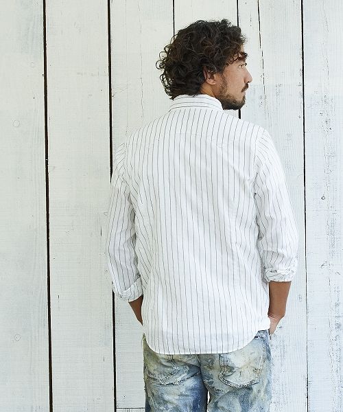 C/LI STRIPE SHIRTS / ストライプシャツ / TSH-S2105