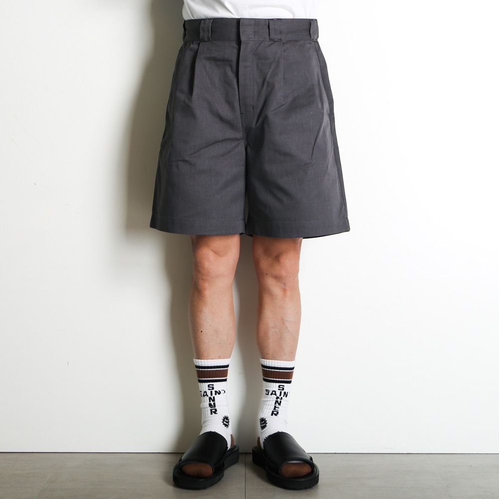 × DICKIES / 2TUCK HALF PANTS - T.GRAY / 2261-CP41-029