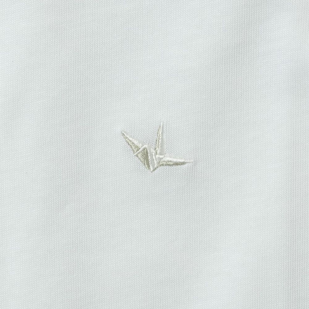 COLLAR LOGO T-SHIRT - WHITE / ネックロゴ Tシャツ / UST-24014