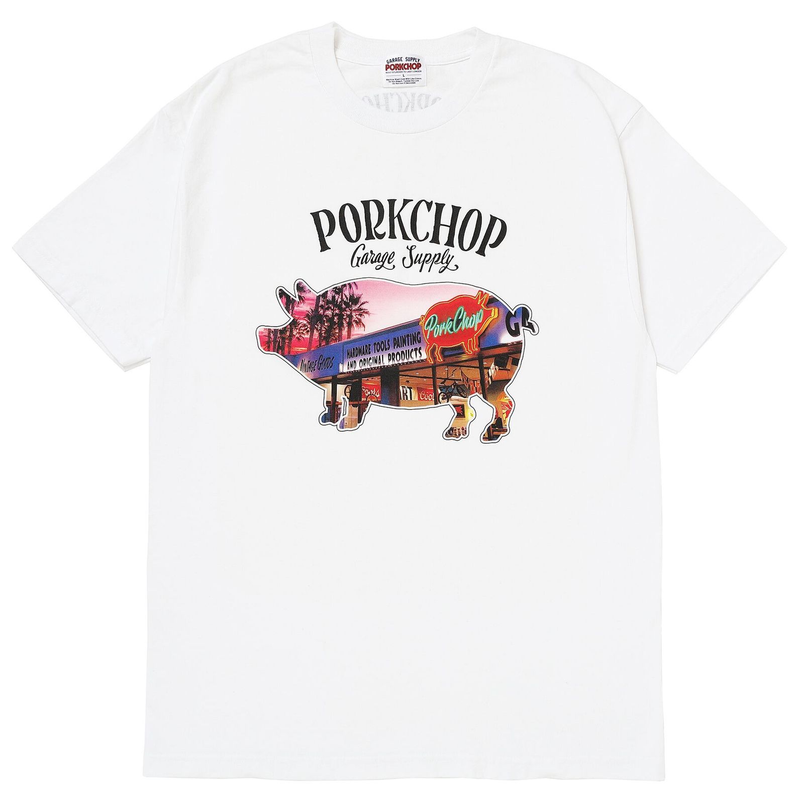 PCP STORE TEE - WHITE / ショートスリーブTシャツ