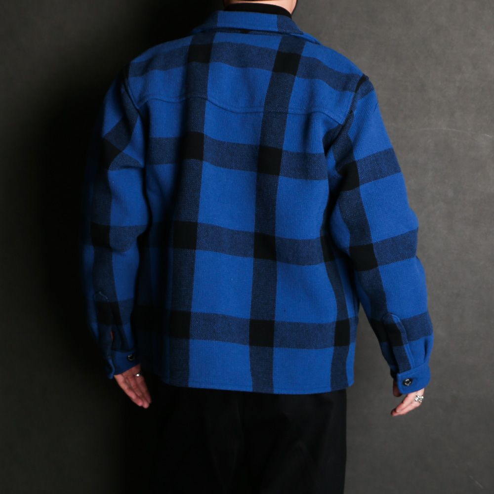 素材RATS BUFFALO CHECK SHIRT JACKET サイズL