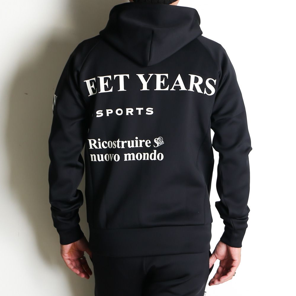DOUBLEKNIT SEPARATE GRAPHIC ZIP HOODIE / ジップアップ パーカー / 15515