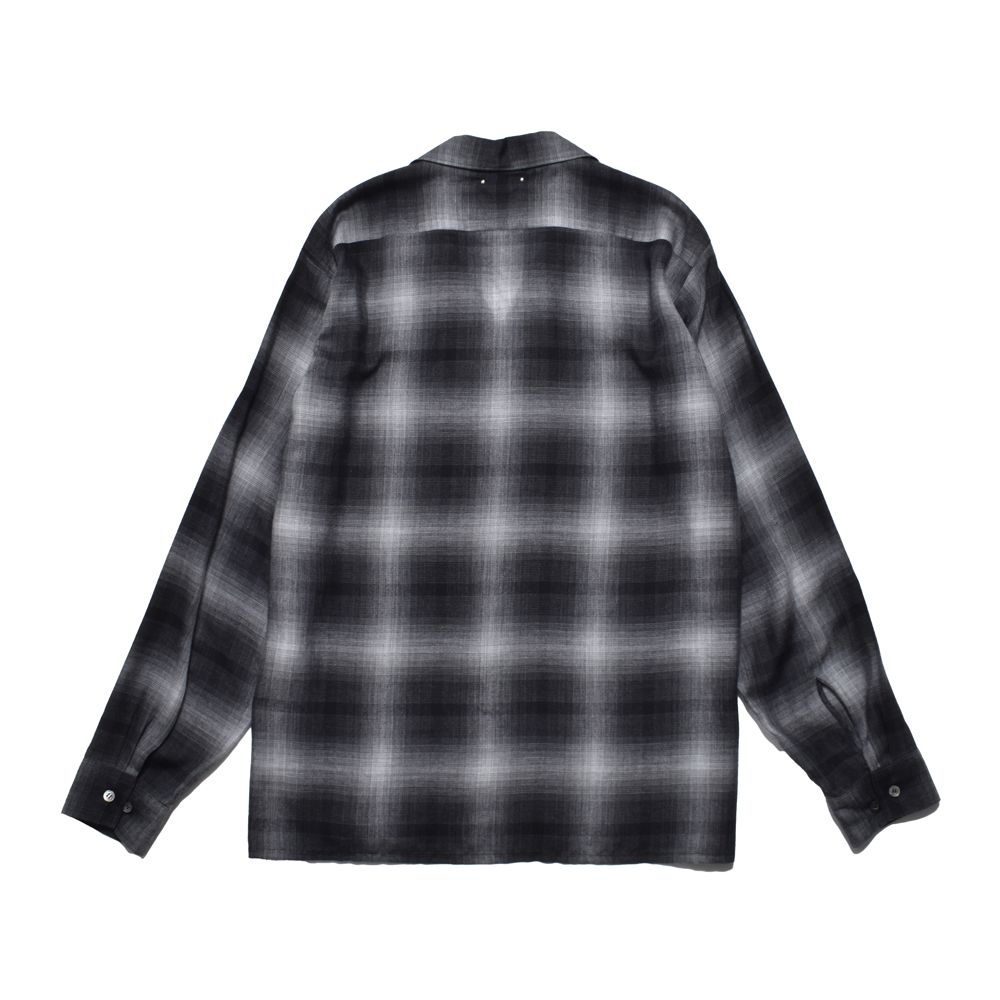 T.Rayon Ombre Open Collar Shirt  - BLT / MDFBF09501