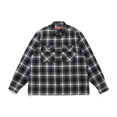 Ombre Check L/S Shirt (26ss) - BLK / オンブレチェックシャツ / HS-020526