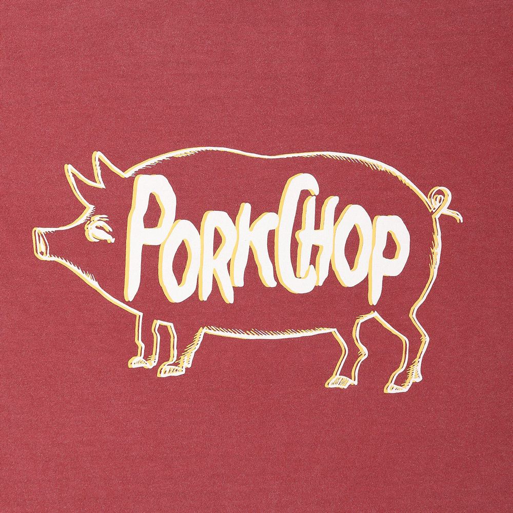 SCUM PORK L/S TEE - CRIMSON RED / ロングスリーブTシャツ