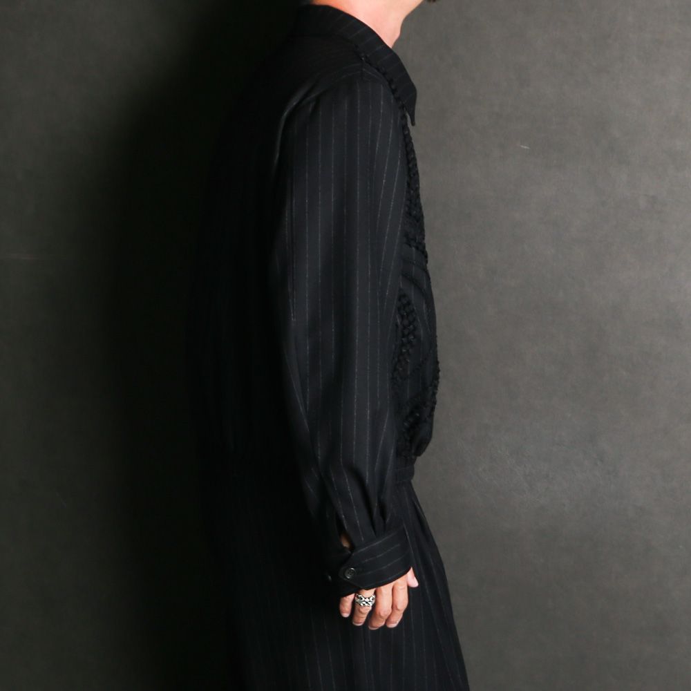 "Jomon Relief" Zip-Up Blouson - Black / ジップアップブルゾン / TA26AW-BL049