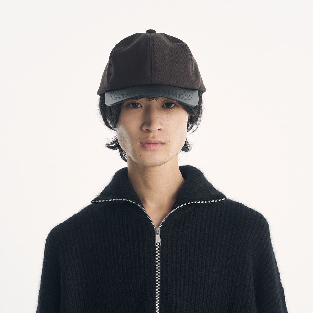 ×CA4LA / LEATHER B.B CAP - BROWN / ベースボールキャップ / VTM-26-A-121