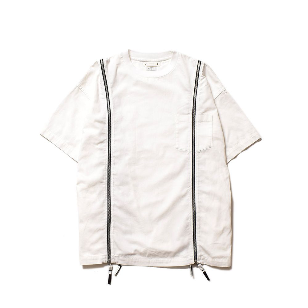 【ラスト1点-サイズ3】 OLD PARK×MINEDENIM / Zip Wide Denim T-SH / MND-23SSOP001-07