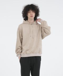 TECH KNIT SUEDE HOODIE / ダンボールスエード フーディー / 178203