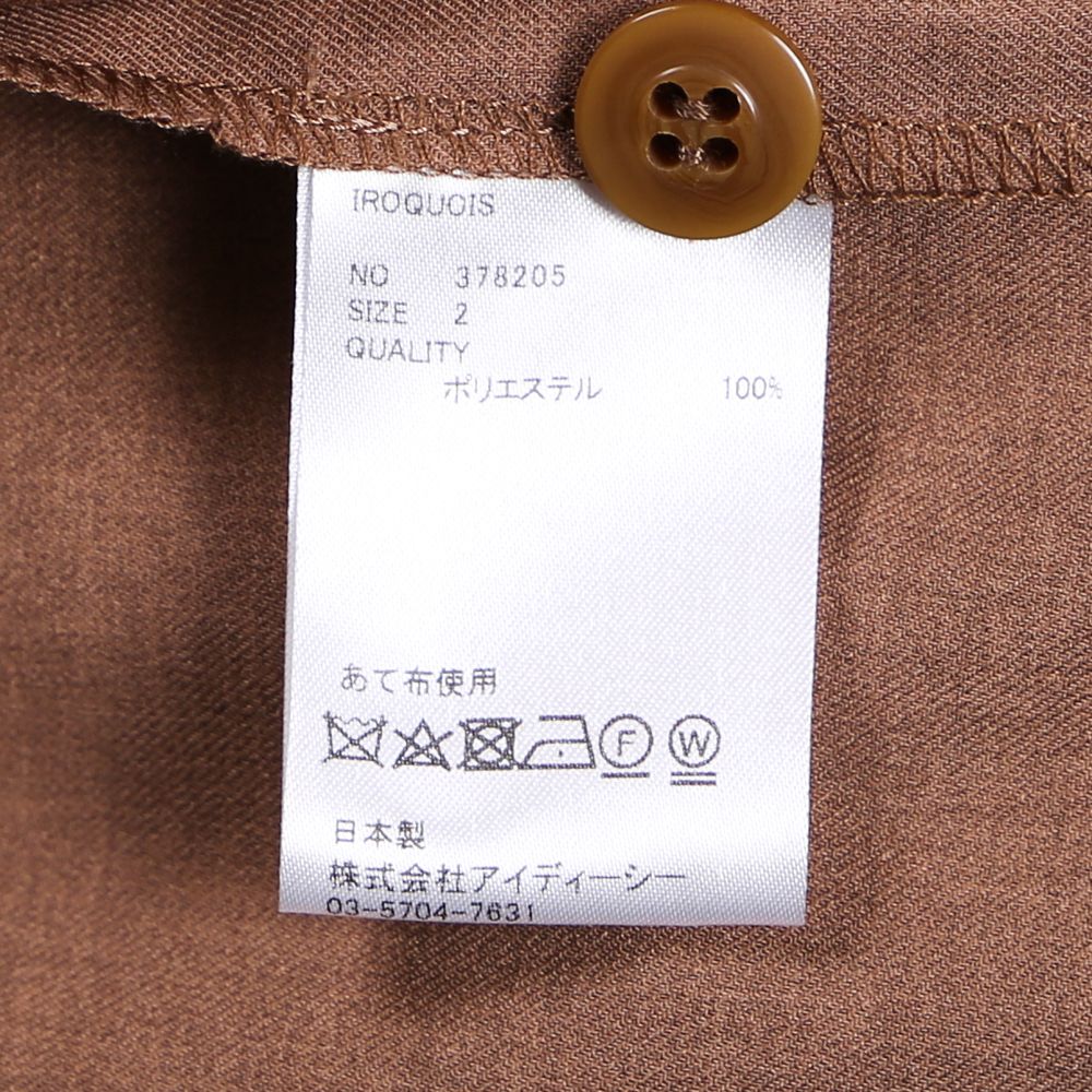 WORSTED WOOL-LIKE TWILL JK / シャツジャケット / 378205
