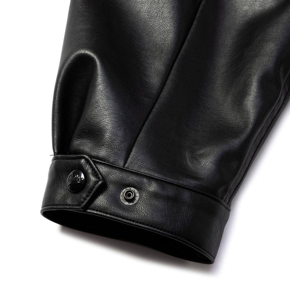 FAUX LEATHER HARRINGTON JACKET / フェイクレザーハリントンジャケット / CL-26AWJKT005